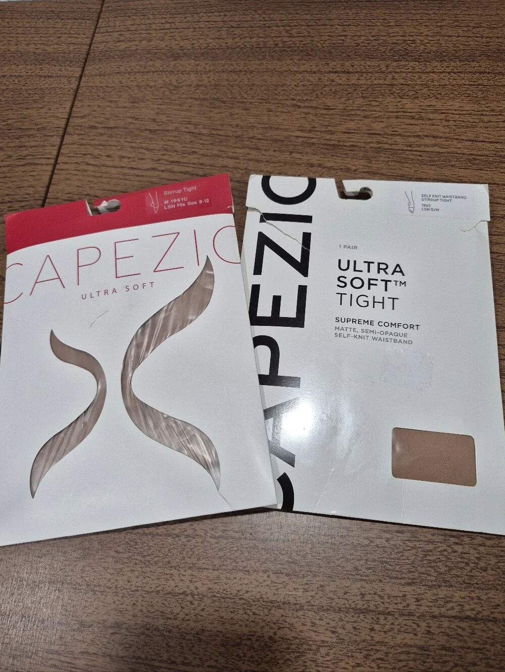 Capezio pairs size